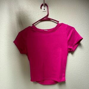 2 Bozzolo crop tops purple and Orange light worn extremely soft